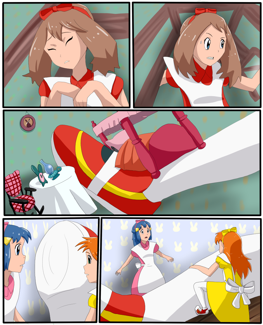 Pokégirls in Wonderland (a Pokémon GTS comic from Riadorana) .